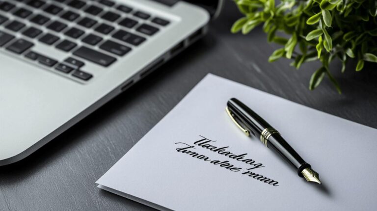 Lettre de remerciement professionnelle : comment organiser son contenu de maniere impactante